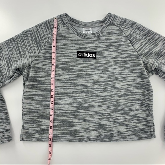 Adidas Cropped Essentials Light Weight Sweatshirt - Picture 6 of 10